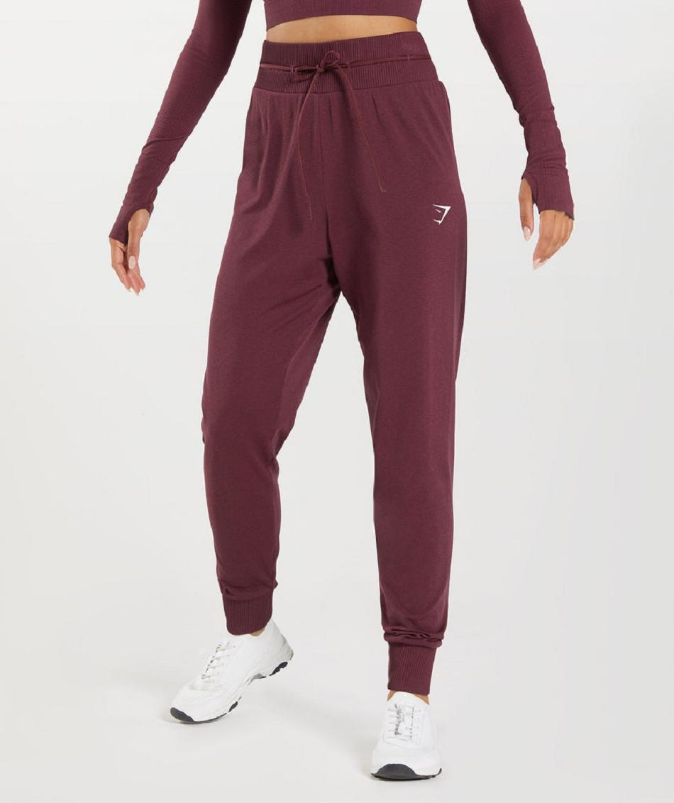 Pantalones Jogger Gymshark Vital Seamless 2.0 Mujer Burdeos | CO 2641AHK